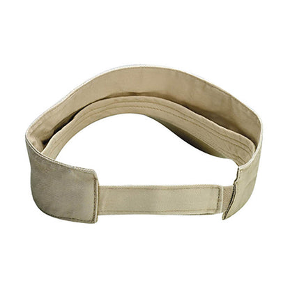 Washed Cotton Twill Pro Style Visor - Mega Cap Visor Cap MegaCI