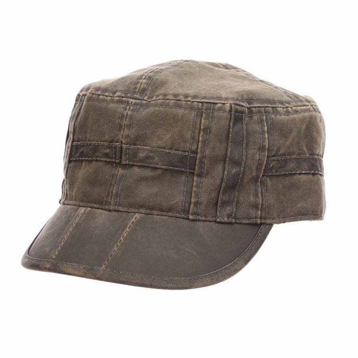 Weathered Cotton Cadet Cap - Stetson Hats Cap Stetson Hats STW380 Brown S/M