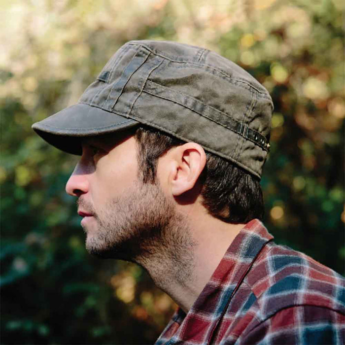 Weathered Cotton Cadet Cap - Stetson Hats Cap Stetson Hats
