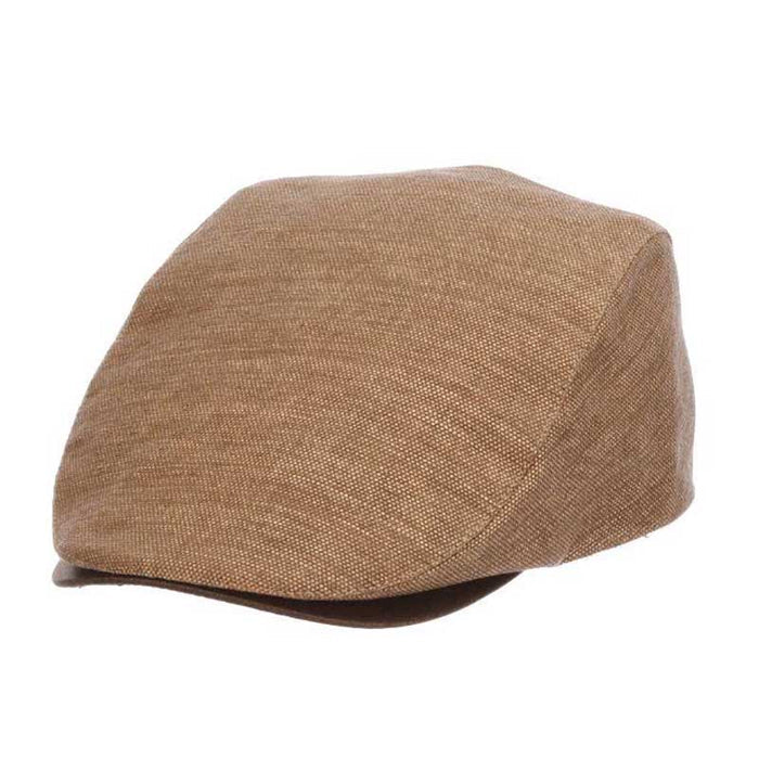 Weathered Toyo Golf Cap - Stetson Hats Flat Cap Stetson Hats STC362-KAKI2 Khaki Medium (57 cm)