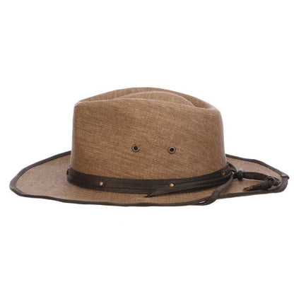 Weathered Toyo Outback Hat with Chin Strap - Stetson Hats Safari Hat Stetson Hats