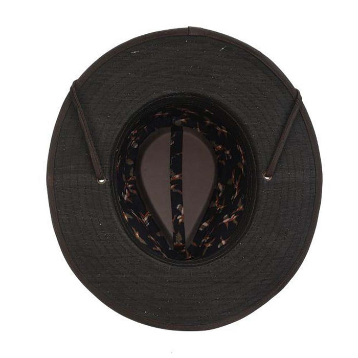 Weathered Toyo Outback Hat with Chin Strap - Stetson Hats Safari Hat Stetson Hats