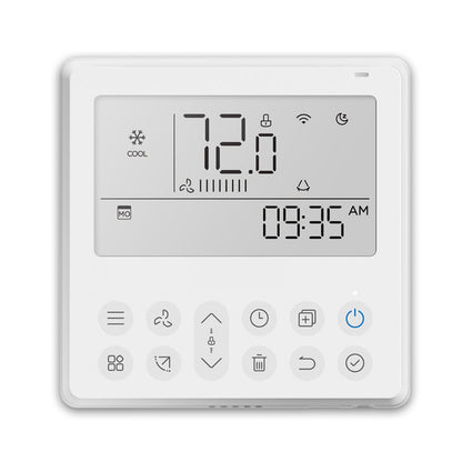 Weekly Programmable Wi-Fi Thermostat For Pioneer RB, UB, CB Model R410a Mini Split Systems