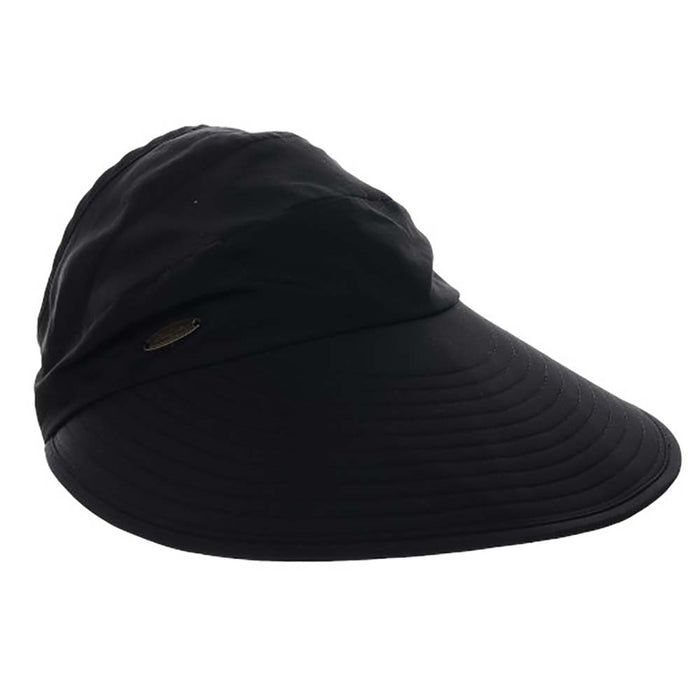 Wide Bill Cap with Open Crown for Ponytail - Cappelli Straworld Hats Cap Dorfman Hat Co.