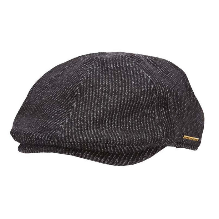 Windygates Cotton Blend Ivy Cap - Stetson Hat Flat Cap Stetson Hats STW50 Dark Grey Small/Medium