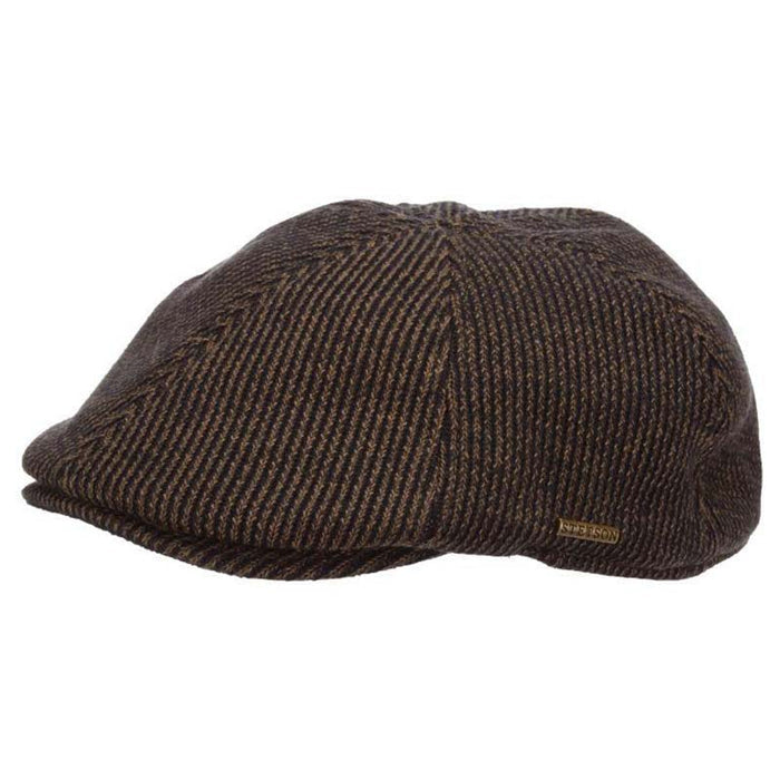 Windygates Cotton Blend Ivy Cap - Stetson Hat Flat Cap Stetson Hats STW50 Black Small/Medium