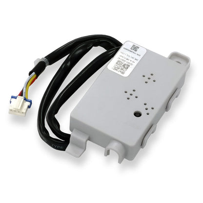A gray wireless internet access and control module for Pioneer Diamante Pro WYT/WT Series Systems, with cables and a label on top.