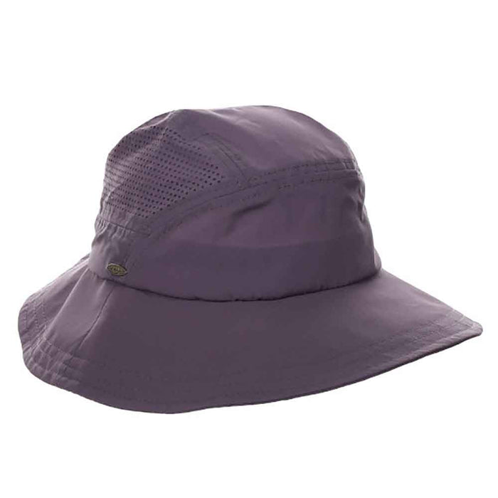 Women's Camper Hat with Adjustable Toggle - Scala Collection Trail Hat Scala Hats LC841-PLM Plum S/M (55-57 cm)