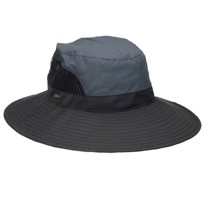 Women's Hiking Hat with Ponytail Hole - Scala Collection Trail Hat Scala Hats LC833-GREY Grey M/L (57-59 cm)