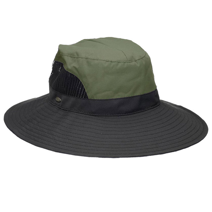 Women's Hiking Hat with Ponytail Hole - Scala Collection Trail Hat Scala Hats LC833-OLIV Olive M/L (57-59 cm)