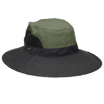 Women's Hiking Hat with Ponytail Hole - Scala Collection Trail Hat Scala Hats LC833-OLIV Olive M/L (57-59 cm)
