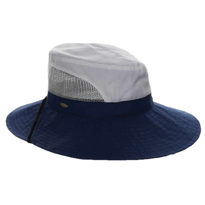Women's Hiking Hat with Ponytail Hole - Scala Collection Trail Hat Scala Hats LC833-WHT White M/L (57-59 cm)