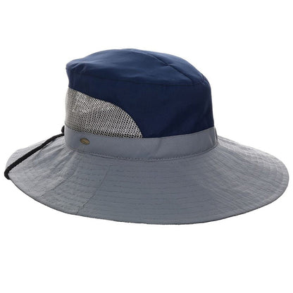 Women's Hiking Hat with Ponytail Hole - Scala Collection Trail Hat Scala Hats LC833-NAVY Navy M/L (57-59 cm)