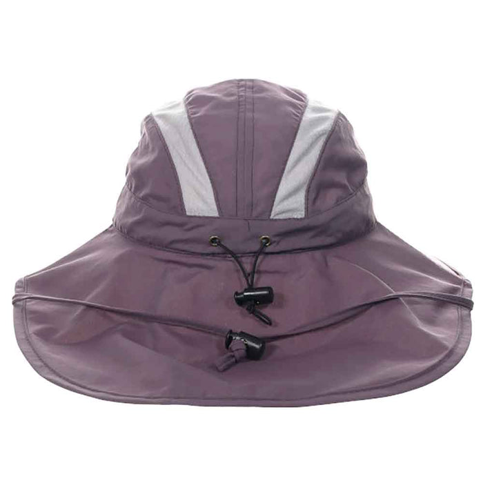 Women's Trail Hat with UV Blocking Neck Cape - Scala Collection Trail Hat Scala Hats