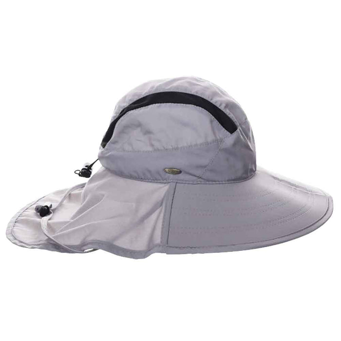 Women's Trail Hat with UV Blocking Neck Cape - Scala Collection Trail Hat Scala Hats