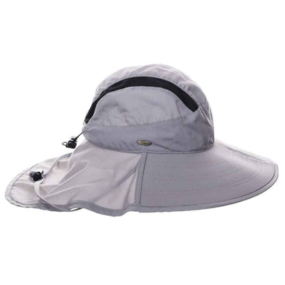 Women's Trail Hat with UV Blocking Neck Cape - Scala Collection Trail Hat Scala Hats