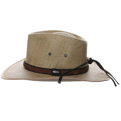 Woven Matte Toyo Safari Hat with Removable Chin Strap - DPC Global Safari Hat Dorfman Hat Co.